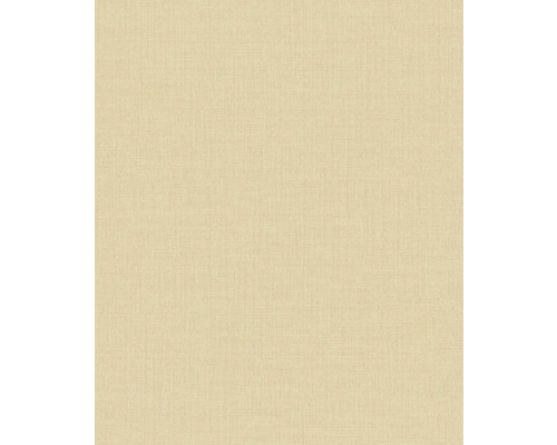 Tapeta s jemným vzhledem lnu a decentní textilní strukturou v béžové barvě.