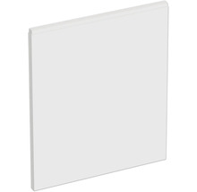 Bílé čtvercové nábytkové čelo pro kuchyně nebo skříně.