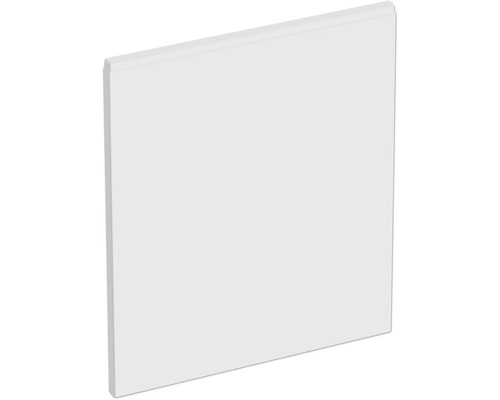 Bílé čtvercové nábytkové čelo pro kuchyně nebo skříně.