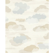 Tapeta se vzorem mraků v akvarelovém stylu