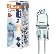 Halogenová žárovka do trouby Osram Halostar 20 Watt G4 300 lumenů odolná do 300 stupňů Celsia.
