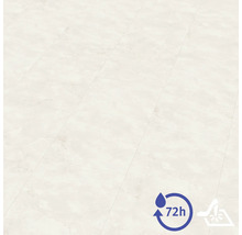 Podlahová krytina ve vzhledu mramoru, voděodolná až 72 hodin a protiskluzová.