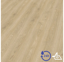 Laminátová podlaha se vzhledem dubu se strukturovaným povrchem, odolná proti vodě po dobu 24 hodin a odolná proti nárazu.