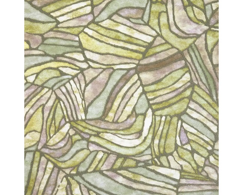 Tapeta s abstraktním organickým vzorem zvlněných linií a mozaikových tvarů.