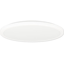 Ploché kruhové LED stropní svítidlo v bílé barvě pro vnitřní osvětlení.