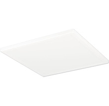 Čtvercový LED panel, ultra plochý, bílý, stropní svítidlo do interiéru.