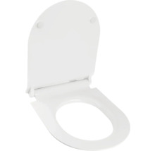 WC sedátko s víkem, oválný tvar, bílé.