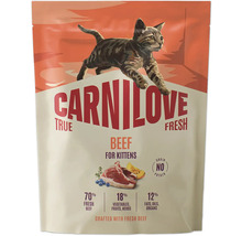 Granule pro koťata Carnilove True Fresh s hovězím masem, bez obilovin a brambor, se 70 procenty čerstvého hovězího masa