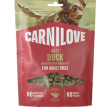 Poloměkké pamlsky Carnilove Soft Duck s rozmarýnem pro dospělé psy, bez obilovin a brambor.