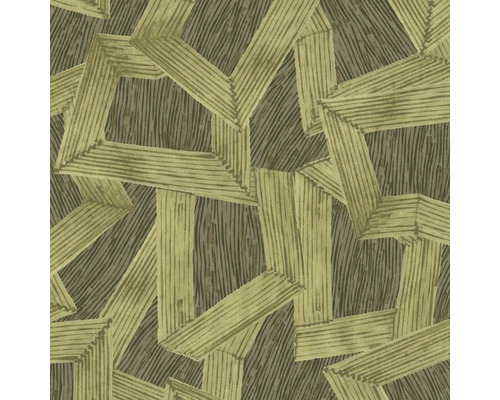 Tapeta s abstraktním geometrickým vzorem propletených stuh a jemnou lineární strukturou.