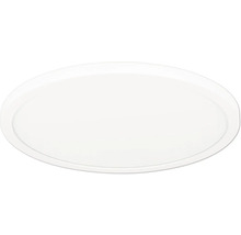 Kulatý bílý LED panel v plochém provedení pro montáž na strop.