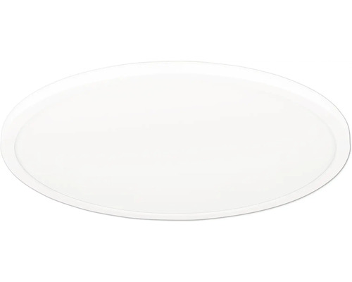 Kulaté bílé LED stropní svítidlo v plochém provedení