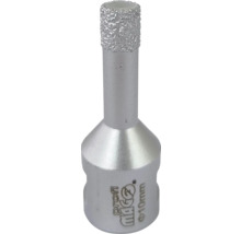 Diamantová korunka pro vrtání za sucha o průměru 10 milimetrů se závitem M14 na dlažbu a kámen.