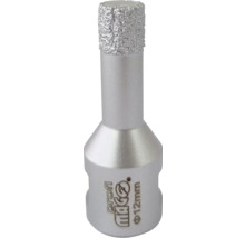 Diamantový vrták na dlažbu 12 milimetrů se závitem M14 pro úhlové brusky.