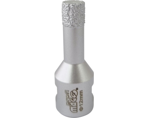 Diamantový vrták na dlažbu 12 milimetrů se závitem M14 pro úhlové brusky.