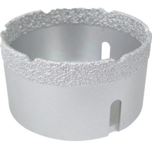 Diamantová vrtací korunka z kovu s diamantovým okrajem pro vrtání do dlaždic a kamene.