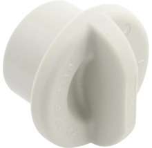 HT hrdlová zátka z šedého plastu pro odpadní potrubí.