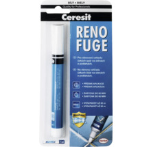 Ceresit Reno Fuge fix na obnovu úzkých spár na stěnách a podlahách, zasychá do 60 minut, vydatnost až 60 metrů.