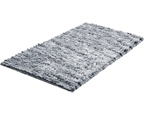 Obdélníková koupelnová předložka s měkkým vzhledem oblázků z textilních nopků.