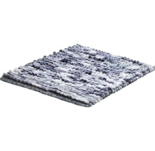 Koupelnová předložka s oblázkovou strukturou, měkké nopky, šedá a bílá