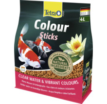 Krmivo pro jezírkové ryby Tetra Pond Colour Sticks, 4 litry, s přírodními složkami pro čistou vodu a zářivé barvy.