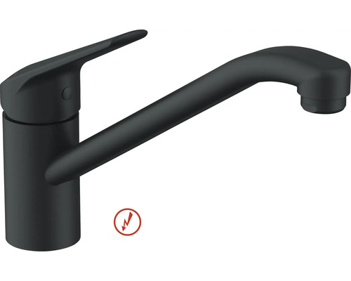 Nízkotlaká baterie páková SERIES ENIF černá 350746 Páková kuchyňská baterie v černé matné barvě, vhodná pro nízký tlak.