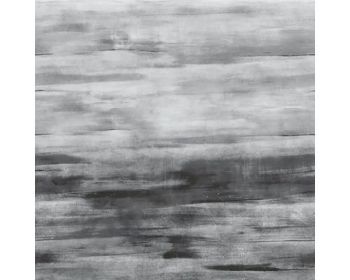 Strukturovaná tapeta s horizontálním vzorem v šedé a černé barvě, industriální betonový vzhled.