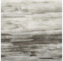 Vliesová tapeta s abstraktním vzorem horizontálních tahů štětcem v šedé a bílé barvě.