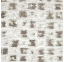 Abstraktní vzor tapety nebo textilu s šedo-bílým pixelovým designem ve stylu ikat.