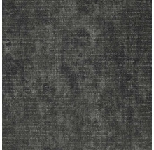 Detailní záběr tmavě šedé vliesové tapety se strukturovaným vzhledem lnu a betonu.