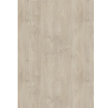 Laminátová podlaha se světlým dekorem dřeva, strukturou a suky.