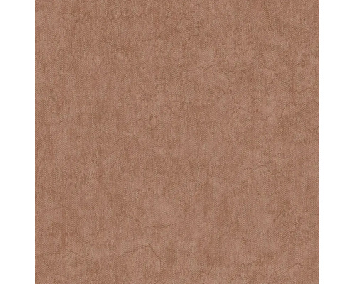 Vliesová tapeta s jemnou texturou v terakotové barvě s jednobarevným vzhledem.