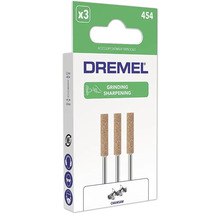 Brusné tělísko Dremel 454 o průměru 4,8 milimetru pro ostření řetězových pil, 3 kusy