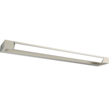 Štíhlé nástěnné LED svítidlo z kovu v obdélníkovém designu.