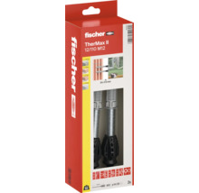 Distanční montážní systém Fischer TherMax II 12/110 M12 v balení pro tepelně izolované upevnění, dva kusy, Fischer Logo.