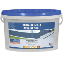 Hornbach barva na sokly v 5litrovém kbelíku na circa 30 metrů čtverečních.