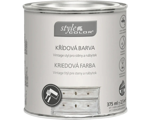 StyleColor křídová barva pro vintage styl na stěny a nábytek, 375 mililitrů.