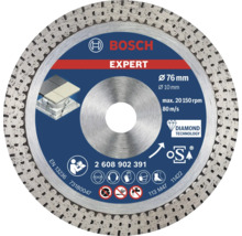 Diamantový řezný kotouč Bosch Expert 76 mm na dlaždice a kámen s diamantovou technologií a bezpečnostním označením