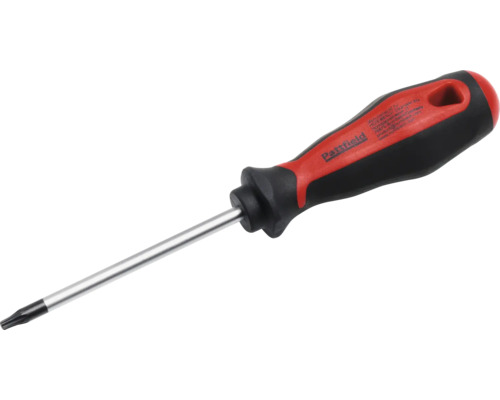 Torx šroubovák Pattfield s ergonomickou rukojetí a ocelovou čepelí.