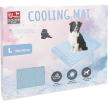 Dog Fantasy chladicí podložka pro psy velikosti L, 55 krát 70 centimetrů, samochladicí efekt, ideální na cesty a pro letní osvěžení.