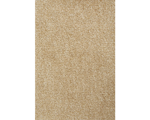 Béžový koberec s jemně strukturovaným povrchem.