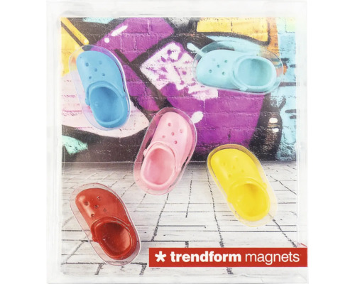 Magnety Trendform ve tvaru nazouváků, sada 5 kusů.
