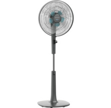 Stojanový ventilátor Rohnson Silent Breezer s pěti lopatkami, digitálním displejem a kulatou základnou.