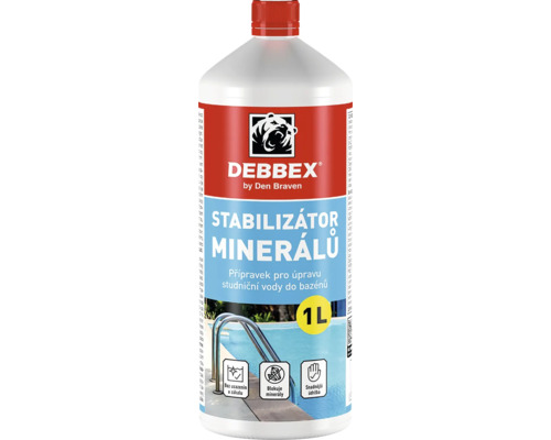 Debbex Stabilizátor minerálů pro úpravu studniční vody do bazénu, 1 litr