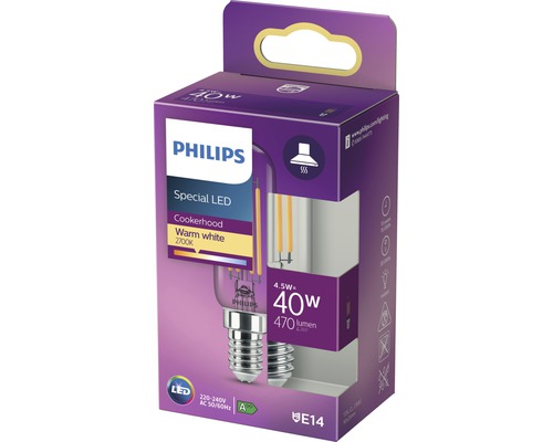 LED žárovka Philips pro digestoř, 4,5 W, patice E14
