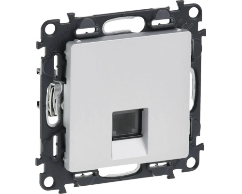 Datová zásuvka RJ45 s krytem v bílé barvě