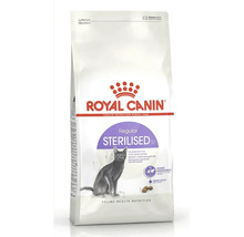 Royal Canin Sterilised 37 krmivo pro kastrované dospělé kočky pro kontrolu hmotnosti a zdraví močových cest.