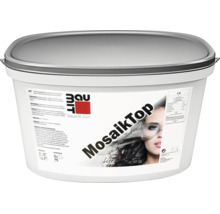 Baumit MosaikTop mozaiková omítka v 25 kilogramovém kbelíku pro venkovní použití.