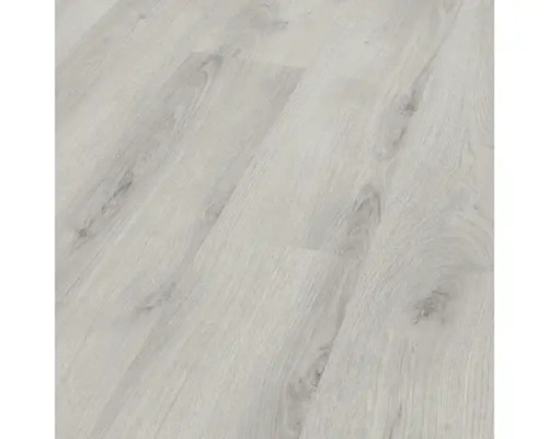 Laminátová podlaha s dřevěnou strukturou a kresbou.