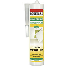 Soudal lepidlo na polystyren v kartuši s tryskou na sádrokarton, zdivo, beton a dřevo